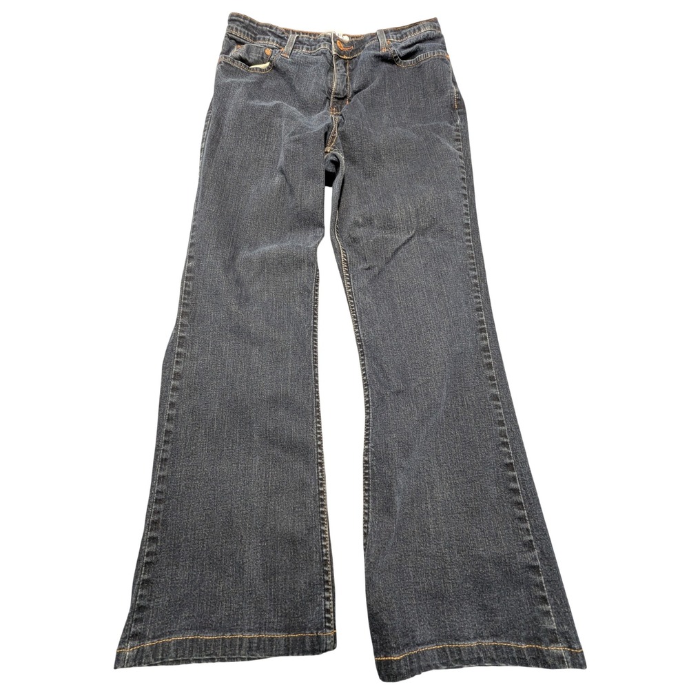 Signature by Levi Strauss & Co Womens Bootcut Jeans Dark Wash Size 14 Short